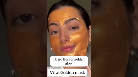 Trying Out Viral Gold Peel Off Mask By Good Vibes Shorts