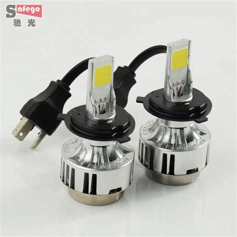 Buy H4 66w Cob H4 Led Headlight Bulbs 6000lm Headlamp