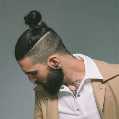 Man Bun Fade Haircuts Hairstyles Hairstyle Camp