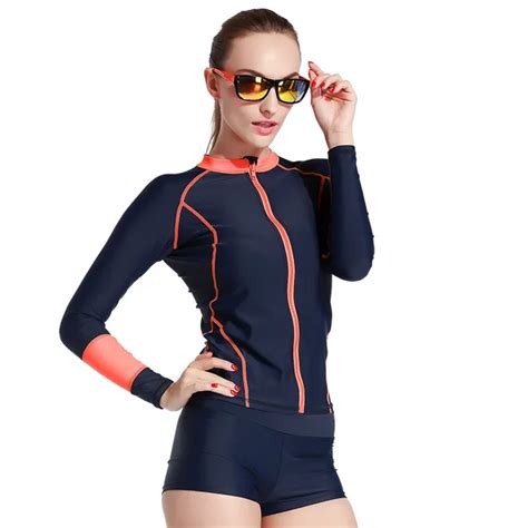 Sbart 2017 Rash Guard Women Surf Rashguard Swimsuit Long Sleeve