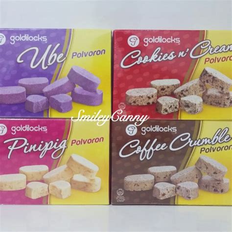 Preorder Goldilocks Polvoron Philippines Shortbread Cookies Food And Drinks Homemade Bakes On