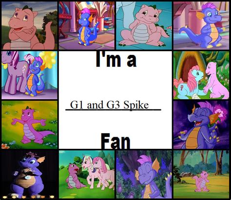 I'm a G1 and G3 Spike Fan by cpeters1 on DeviantArt