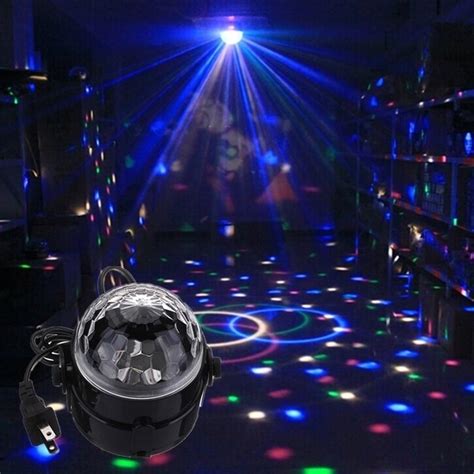 Active Mini Led Wedding Party Disco Club Dj Light Crystal Magic Ball