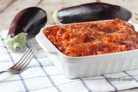 Pasta Al Forno Con Melanzane E Salsicce Gioie In Cucina