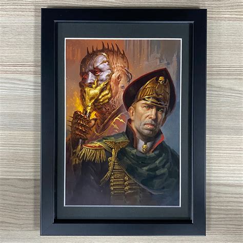 Gaunt S Ghosts Framed Art The Anarch Ibram Imperial Guard Etsy