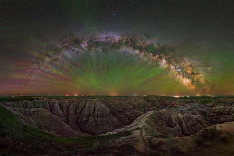 Badlands National Park Astrophotography Landscape Picturesque