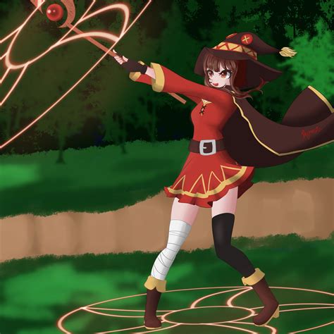 Megumin Explosion By Jorgesama On Deviantart