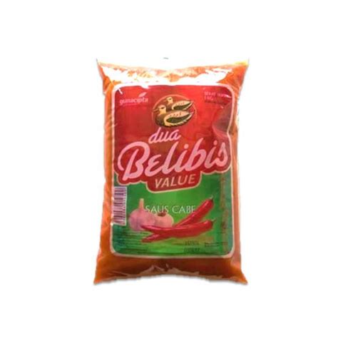 Jual DUA BELIBIS SAUS CABE VALUE PACK BANTAL 1 KG CABAI CHILLI SAUCE