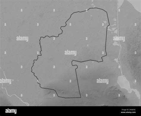 Ash Sharqiyah gobernación de Egipto Mapa de elevación en escala de