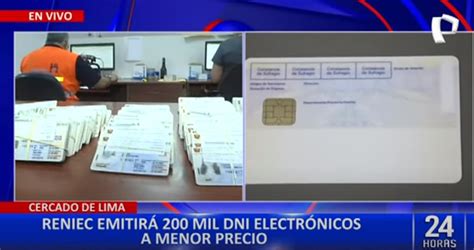 Reniec Emite Dni Electrónico A S30 A Nivel