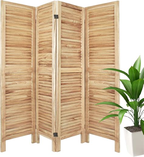 Amazon Babion 4 Panel Room Divider Wood Room Divider Temporary