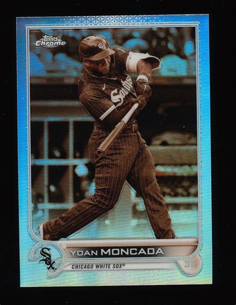 YOAN MONCADA 2022 TOPPS CHROME SEPIA REFRACTOR 127 EBay