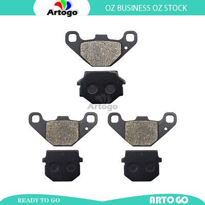 Front Rear Brake Pads For Aeon Atv Cobra Supermoto Quad