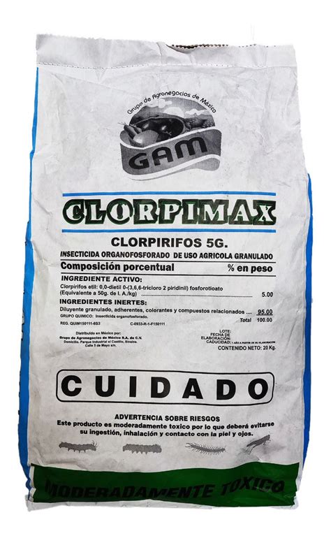 Clorpimax Insecticida Agricola Clorpirifos Granulado AVOTOOLS