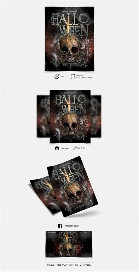 Halloween Event Psd Flyer Template On Behance