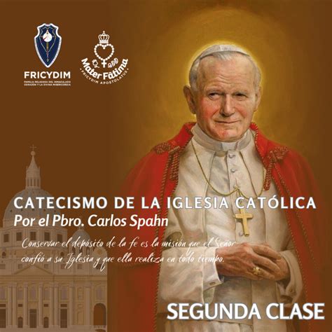 Segunda Clase Teolog A Para Laicos Catecismo De La Santa Iglesia