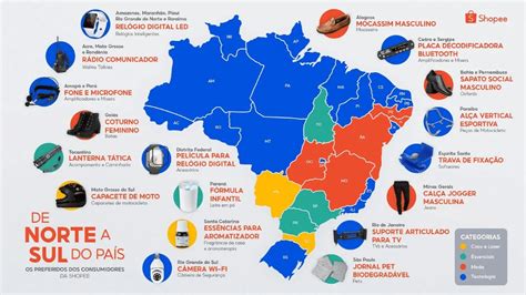 Shopee Revela Os Produtos Mais Vendidos De Norte A Sul Do Brasil E