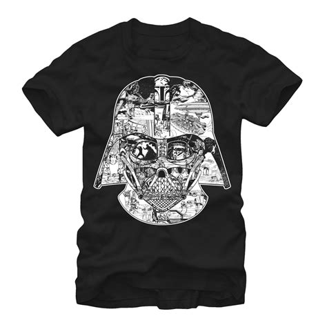 Star Wars Star Wars Men S Darth Vader Scenes T Shirt Walmart