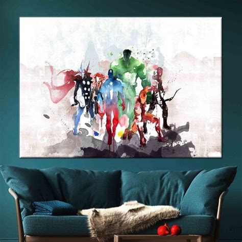 marvel wall art canvas - Thought Vlog Image Archive