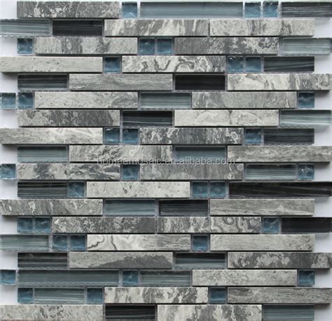 Modern Kitchen Decorative Stone Mix Glass Mosaic Tile Buy Linear Glass Mosaic Tilekitchen