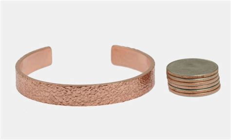 Mm Wide Texturized Copper Cuff Bracelet Solid Copper Cuff Copper