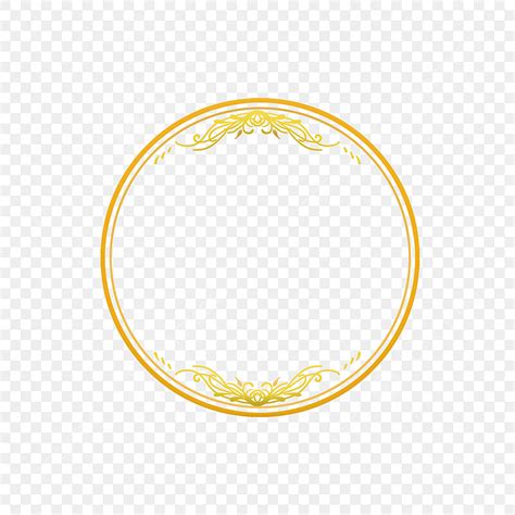 Symmetrical Borders PNG Image Vintage Symmetric Round Border