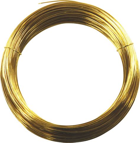 Ook 50154 75 28 Gauge Brass Hobby Wire Arts Crafts And Sewing