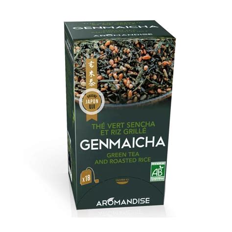 Thé vert Bio et riz Genmaicha en infusettes GENMAI CHAMAI