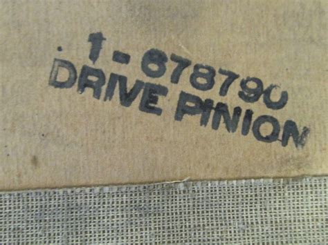 Plymouth Dodge Desoto Transmission Main Drive Pinion Nos Mopar