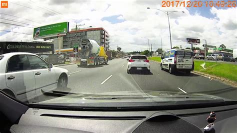 Cement Truck Reckless Driving Caught On Dash Cam Youtube