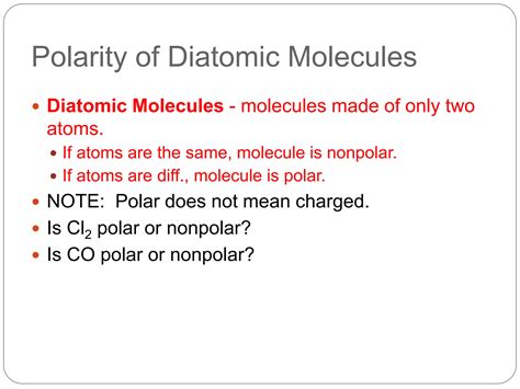 Polarity And Intermolecular Forcesppt