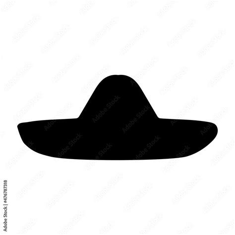 Mexican Sombrero Silhouette