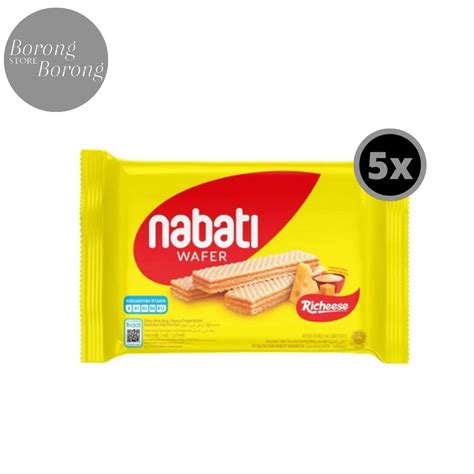 Jual Nabati Wafer Krim Keju Richoco 46g Keju Cream Wafer Isi 5 Pcs