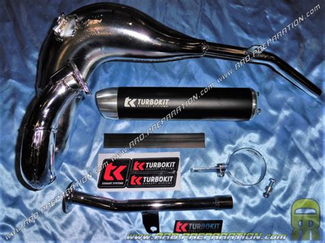 TURBOKIT CROSS Chrome Carbon Exhaust For YAMAHA DT DT R DT X 125cc