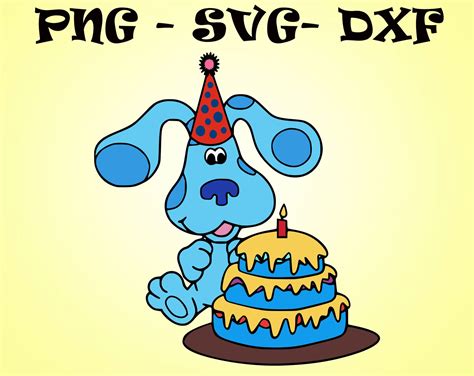 Blue S Clues Happy Birthday SVG