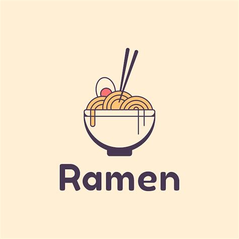 Vector Logo De Ramen Vector Premium