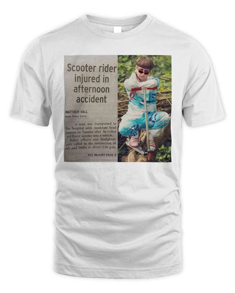 Oliver Tree Merch Scooter Crash Meme Shirt | Cassivalen