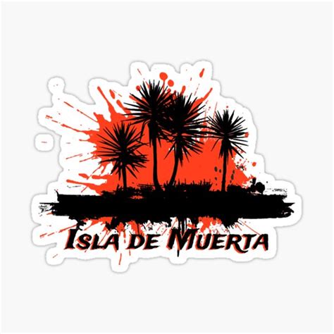 Isla De Muerta From Pirates Of The Caribbean Sticker For Sale By Thewsmith18 Redbubble