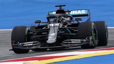 Lewis Hamilton Sets Pace In 70th Anniversary Grand Prix Practice