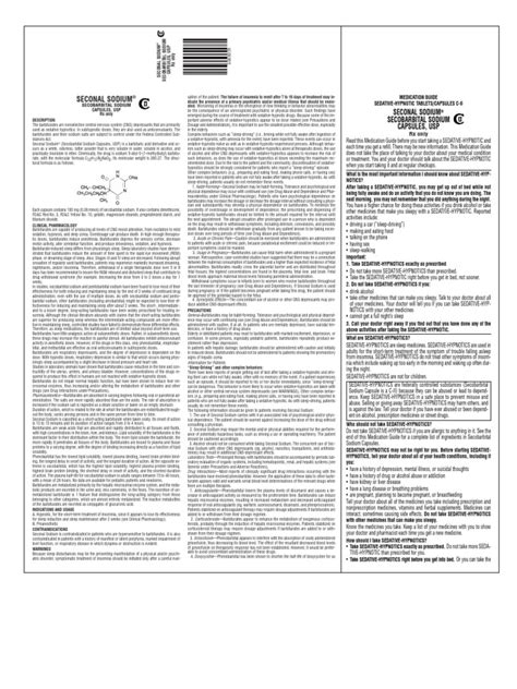 Seconal Sodium Pi 9 08 Pdf Substance Dependence Alcoholism