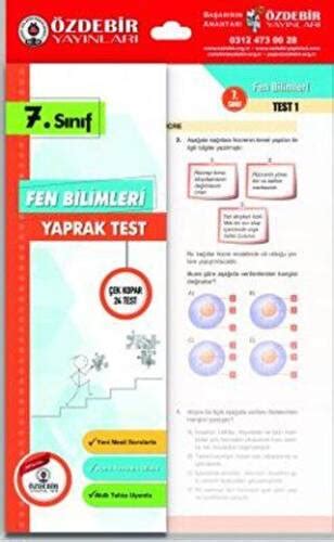 7 Sınıf Fen Bilimleri Yaprak Test Satın Al İstanbul Kitapçısı