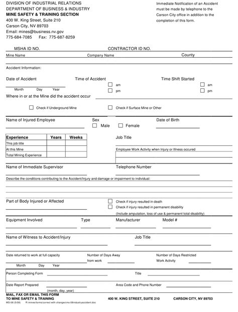 Memic Injury Report Form Reportform Net