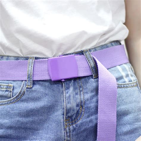 Women Army Style Automatic Solid Buckle Belt Men Fashion Military ...