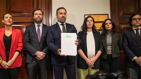 Vox registra la moción de censura contra Sánchez mallorcadiario