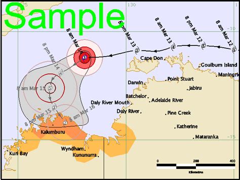 Tropical Cyclone Forecast Track Maps: GIS Compatible Format