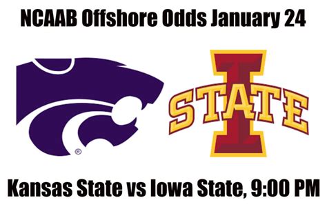 5 Kansas State Vs 12 Iowa State Ncaab Offshore Betting Odds Preview