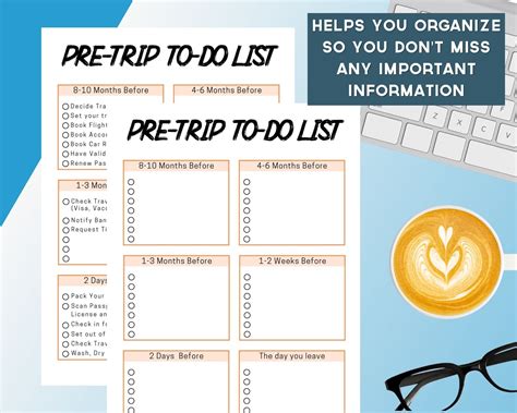 Pre Travel Checklist