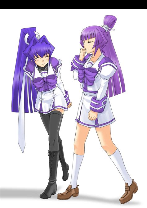 Mitsurugi Meiya And Koubuin Yuuhi Muv Luv Drawn By Minarai Danbooru