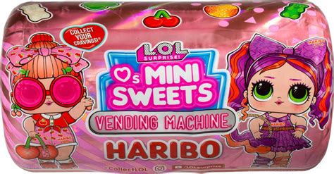 L O L Surprise Loves Mini Sweets X Haribo Vending Machine Asst In Pdq