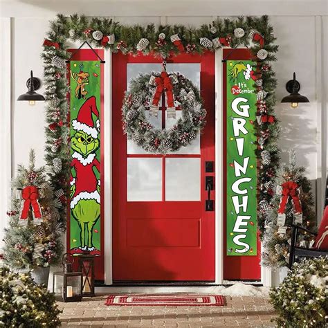 Grinch Christmas Door Decorations